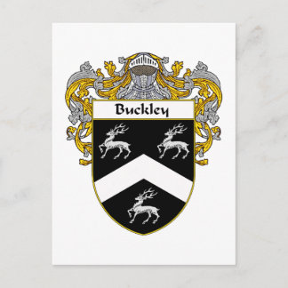Buckley Coat of Arms (Mantled) Postkarte