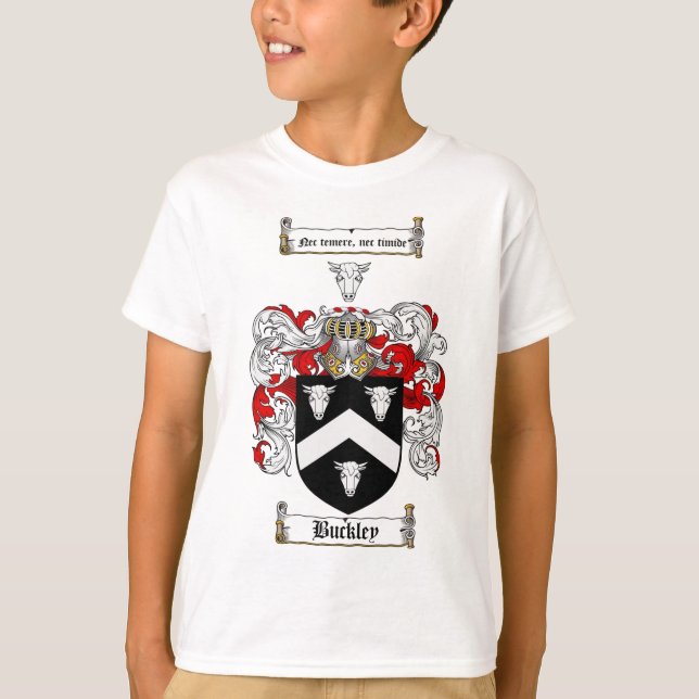 BUCKLEY FAMILIENWAPPEN - BUCKLEY WAPPEN T-Shirt (Vorderseite)