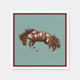 Buckmalerei Serviette