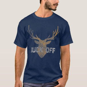 Buckoff Funny Deer Jagd Big Antler Anti T-Shirt