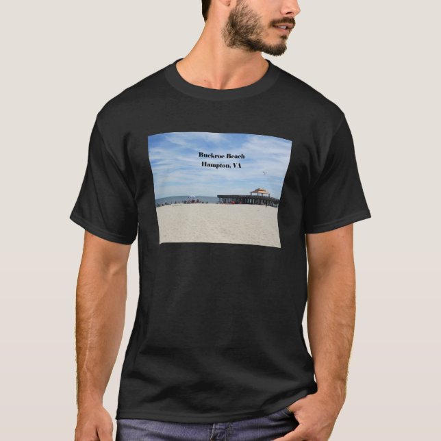 Buckroe Beach, Hampton, Virginia T-Shirt (Vorderseite)