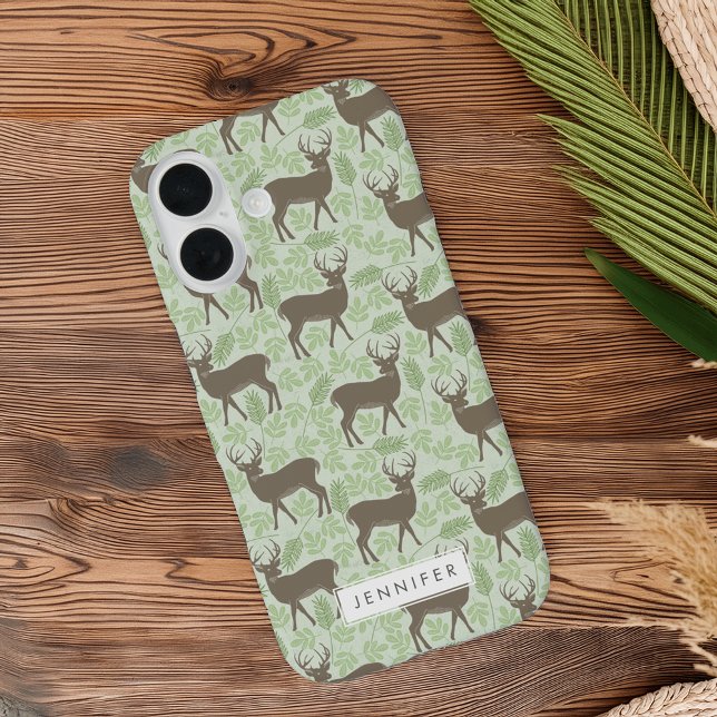 Bucks auf Spring Green Blätter Case-Mate iPhone Hülle (Von Creator hochgeladen)
