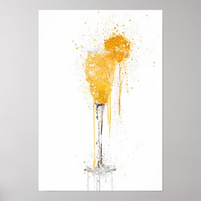 Buck's Fizz Cocktail Poster (Vorne)