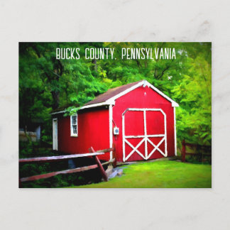 Bucks Landkreis Pennsylvania Postkarte