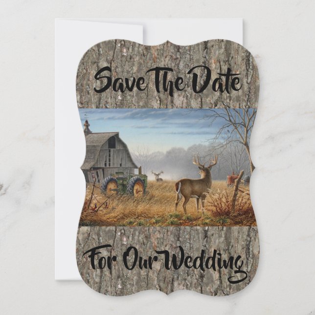 Buckschlacht Save The Date (Vorderseite)