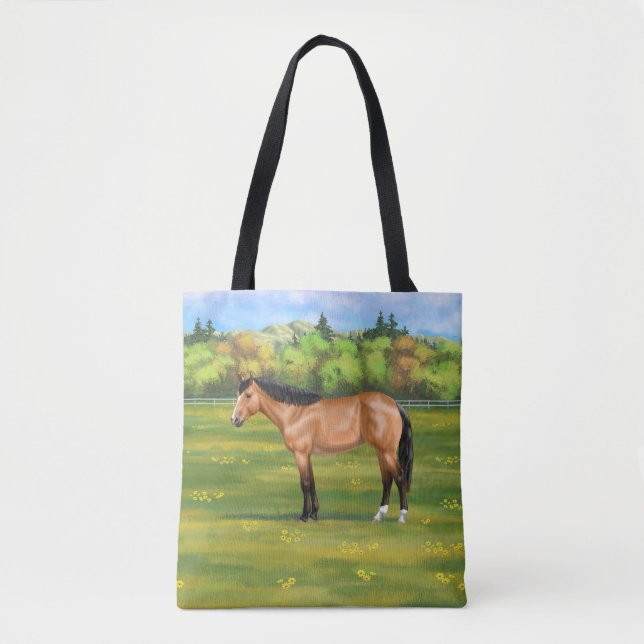 Buckskin Dun Quarter Horse (Vorderseite)