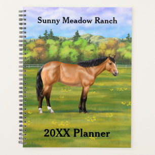 Buckskin Dun Quarter Horse Planer