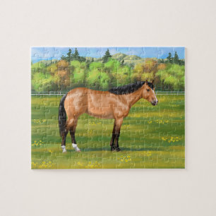 Buckskin Dun Quarter Horse Puzzle
