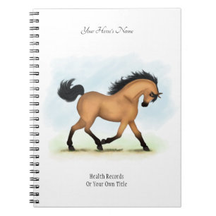 Buckskin Personalisiert Horse Owner's Journal Notizblock