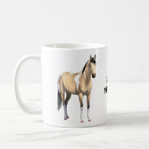 Buckskin Pinto Dun Paint Horse Staillion Kaffeetasse