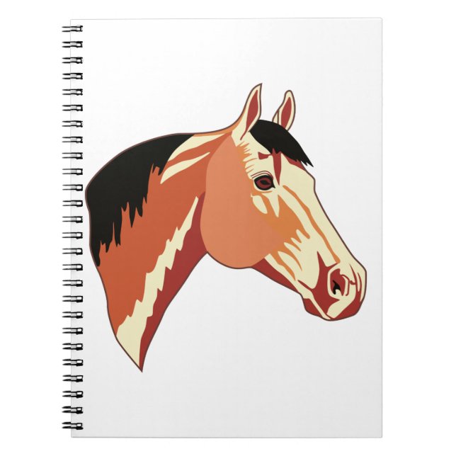 Buckskin Quarter Horse Notizblock (Vorderseite)
