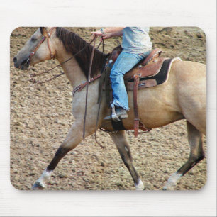 Buckskin Rodeo Horse Mousepad