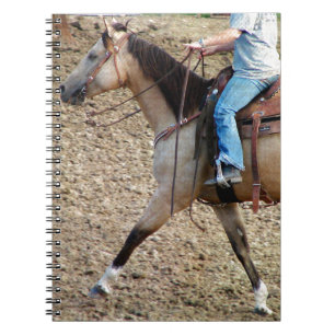 Buckskin Rodeo Horse Notizblock