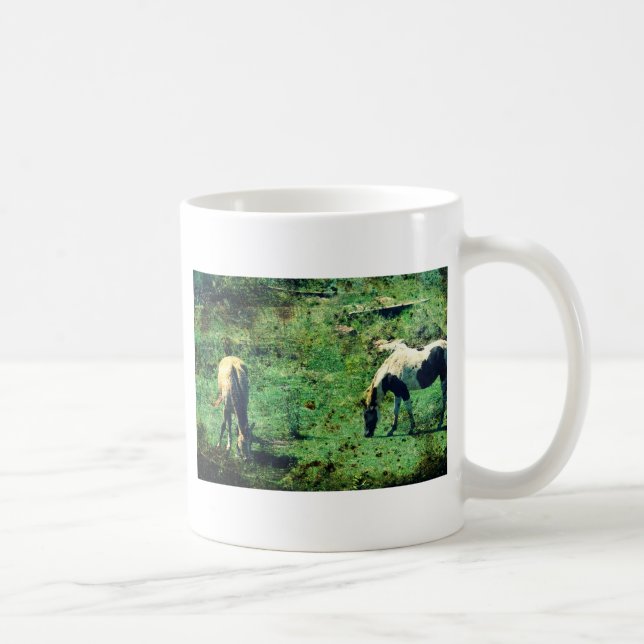 Buckskin und Pinto Tasse (Rechts)
