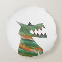 BUCKY und SNAPPER Rundes Kissen