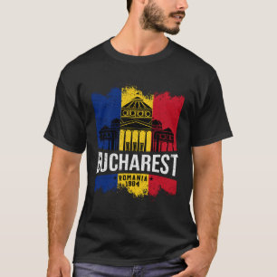 Bucuresti Rumänien Nationalstolz Patriot T-Shirt