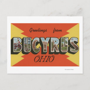 Bucyrus, OhioLarge Letter ScenesBucyrus, OH Postkarte