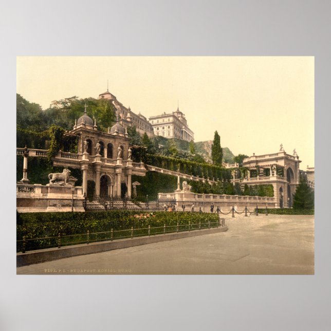Buda Castle, Budapest, Ungarn Poster (Vorne)