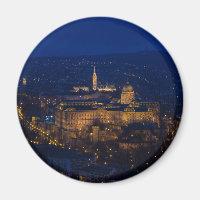 Buda Castle Ungarn Budapest in der Nacht