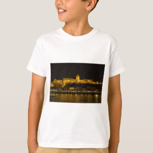 Buda Castle Ungarn Budapest in der Nacht T-Shirt
