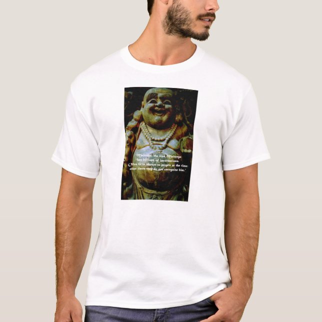 Budai: Der lachende Buddha T-Shirt (Vorderseite)