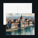 Budapest Aquarellkunst Postkarte<br><div class="desc">Budapest Aquarellkunst</div>