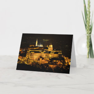 Budapest at Night Karte