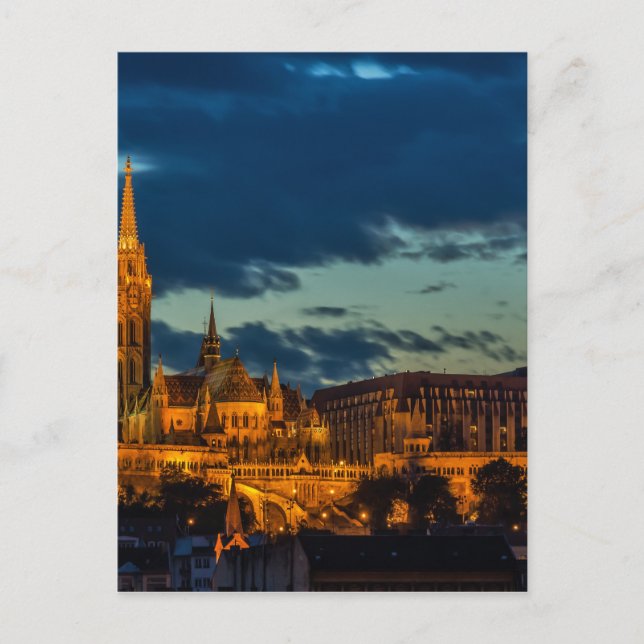 Budapest Bild Postkarte (Vorderseite)