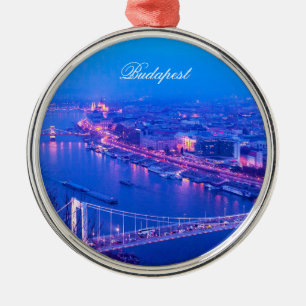 Budapest bis zum Nacht Ornament Aus Metall