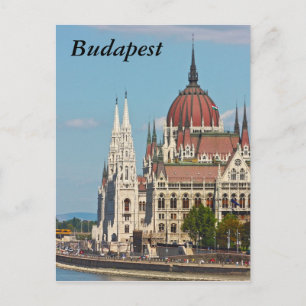 Budapest, das Gebäude des Parlaments, Budapest Postkarte