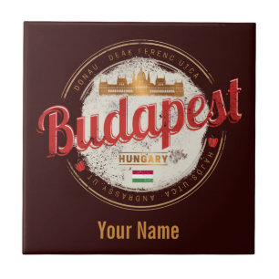 Budapest Design Ungarn Vintage Parlament Fliese