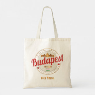 Budapest Design Ungarn Vintages Parlament Tragetasche