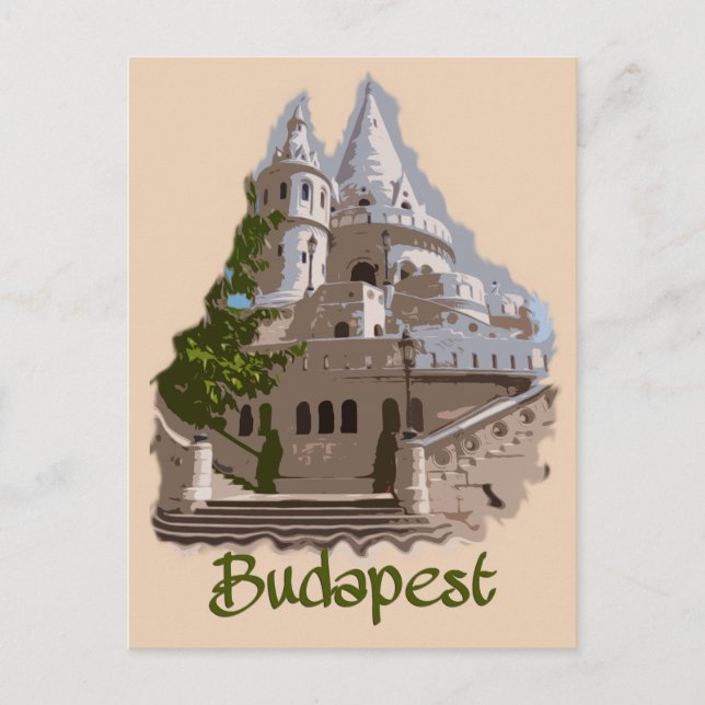 Budapest: Fischerbastei Postkarte (Vorderseite)