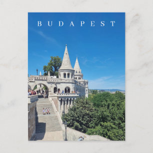 Budapest Fisherman's Bastion - Ansichtskarte Postkarte