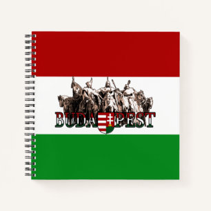 Budapest Heroes Ungarn Flagge Notizbuch