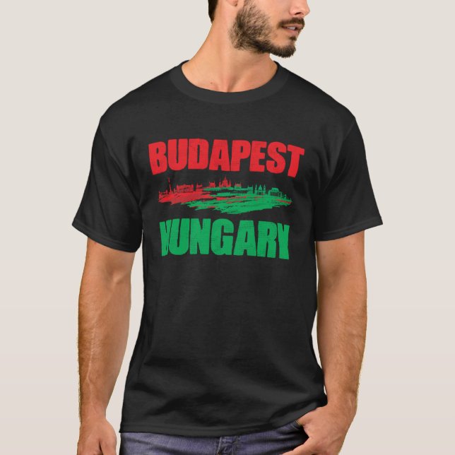 Budapest Hungary Europe Travel T-Shirt (Vorderseite)