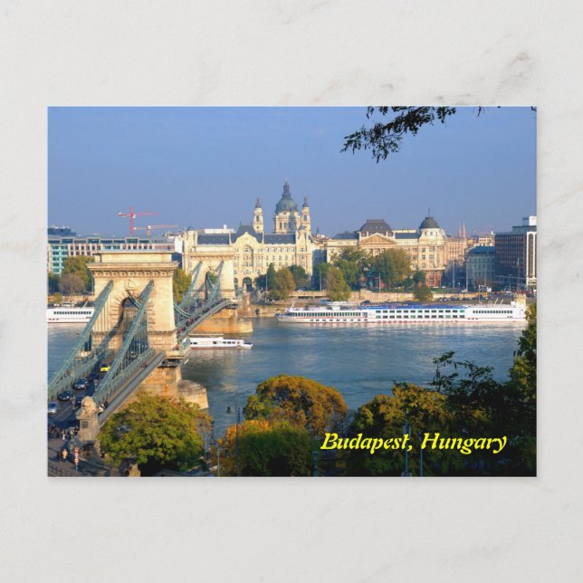 Budapest, hungrige Postkarte (Vorderseite)