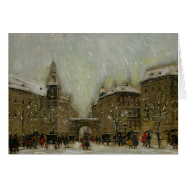 Budapest im Schnee (Vorderseite (Horizontal))