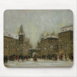 Budapest im Schnee Mousepad