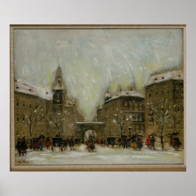 Budapest im Schnee Poster (Vorne)