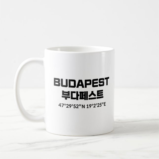 Budapest Kaffeetasse (Links)