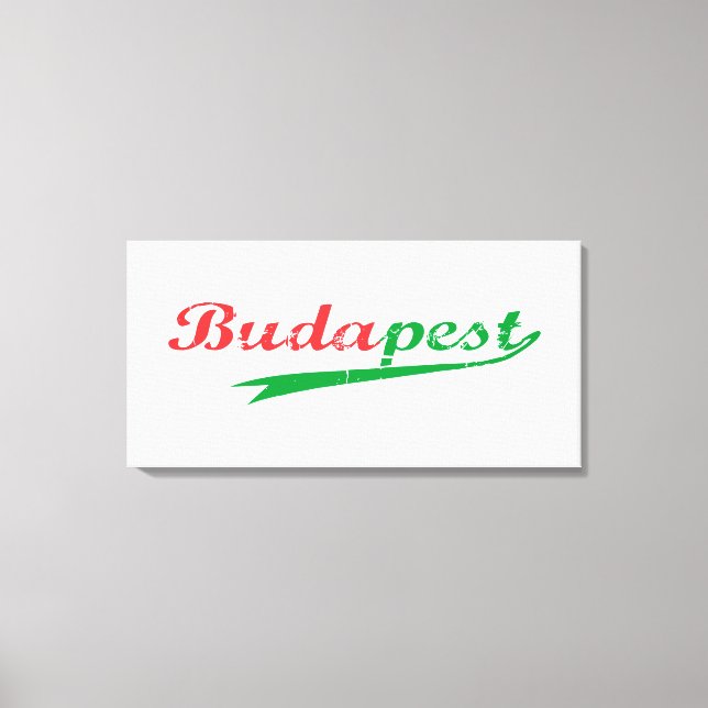 BUDAPEST LEINWANDDRUCK (Vorderseite)