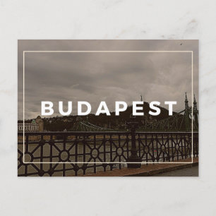 Budapest Liberty Bridge Postcard Postkarte