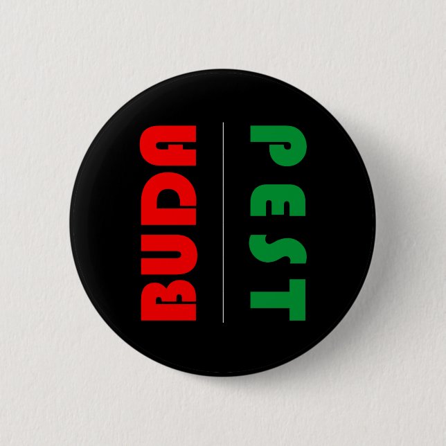 Budapest minimalist, Hungary, Button (Vorderseite)