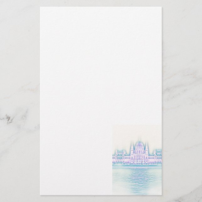Budapest Parlament Gebäude Ungarn Briefpapier (Vorderseite)