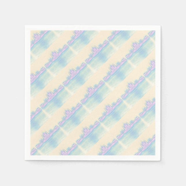 Budapest Parlament Gebäude Ungarn Serviette (Vorderseite)