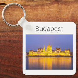 Budapest Parlament Panorama Ungarn Urlaub Schlüsselanhänger