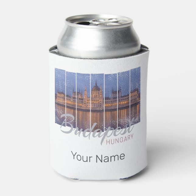 Budapest Parlament Ungarn Vintag Panorama Dosenkühler (Kanne Vorderseite)
