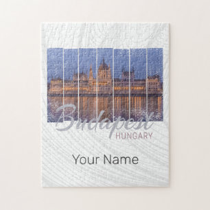 Budapest Parlament Ungarn Vintag Panorama Puzzle