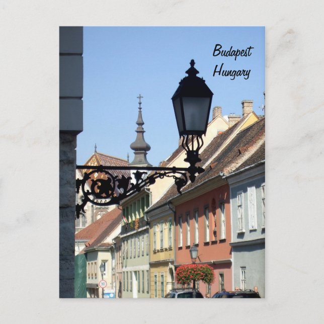 Budapest Postkarte (Vorderseite)